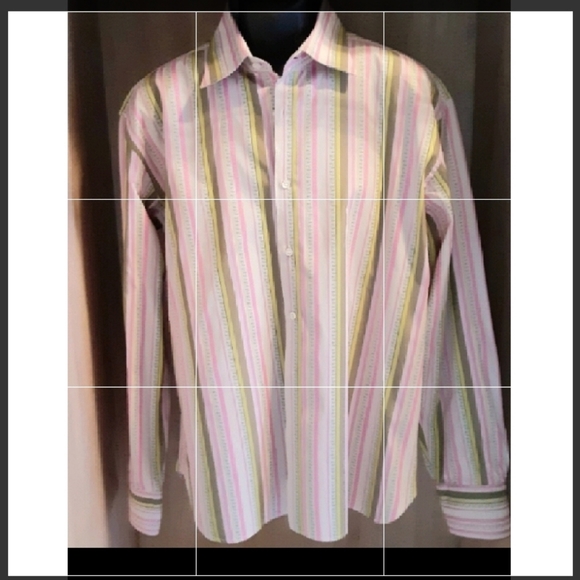 Ted Baker Long Sleeve Button Up Shirt - Picture 3 of 3